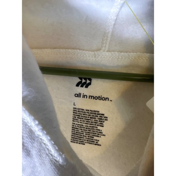 All In Motion Men's Cotton Fleece Pullover Sweatshirt, Oatmeal, Size L, NWT - Picture 4 of 4